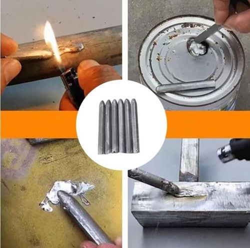 Low melting point welding rods work without flux. Universal for aluminum, stainless steel, iron and copper, easy to use for various soldering jobs, free shipping and cash on delivery.