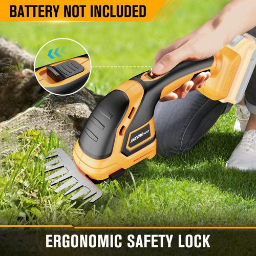 Cordless Hedge Trimmer Grass Shear Compatible with DEWALT 20V MAX Battery, Electric Shrub Trimmer and Grass Cutter for Garden, Lawn, Bushes and Yard Cleaning, No Battery Included, COD Free Shipping, Pay on Delivery