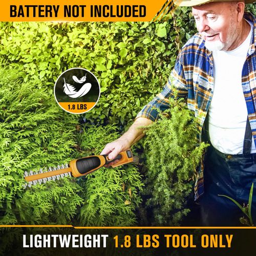 Cordless Hedge Trimmer Grass Shear Compatible with DEWALT 20V MAX Battery, Electric Shrub Trimmer and Grass Cutter for Garden, Lawn, Bushes and Yard Cleaning, No Battery Included, COD Free Shipping, Pay on Delivery