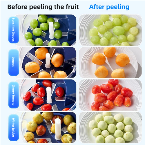 Electric Grape Peeler Automatic Fruit Peeling Tool, TINSOL Compact Smart Grape Peeler for Grapes, Small Fruits, Kitchen Fruit and Vegetable Preparation, Easy Home Use, COD Free Shipping, Pay on Delivery