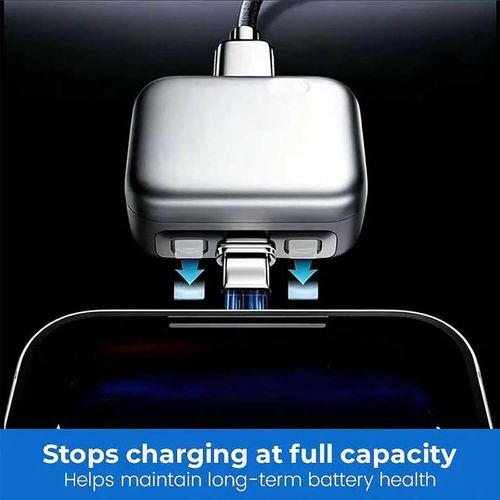 140W Intelligent Overcharge Protection Charger, Physical Disconnect Battery Guard, Smart Auto Stop Charging Adapter, Auto Self Eject Charger for Mobile Smartphones and Handheld Devices, COD Free Shipping, Pay on Delivery