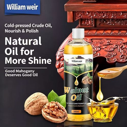 300ml rosewood furniture care walnut oil, anti-crack solution for antique and solid wood, works as floor wax for polishing and brightening, free shipping and cash on delivery