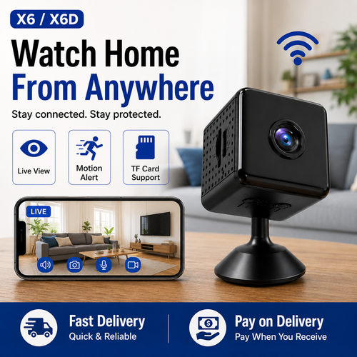X1 WiFi Camera 1080p Night Vision Security Camera for Home and Shop in Ghana