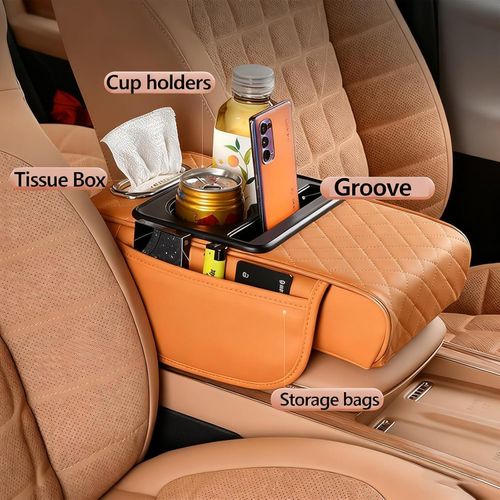 🔥HOT SALE🔥 COD！Universal Car Armrest Box Car Center Console Storage Arm Rest Organizer