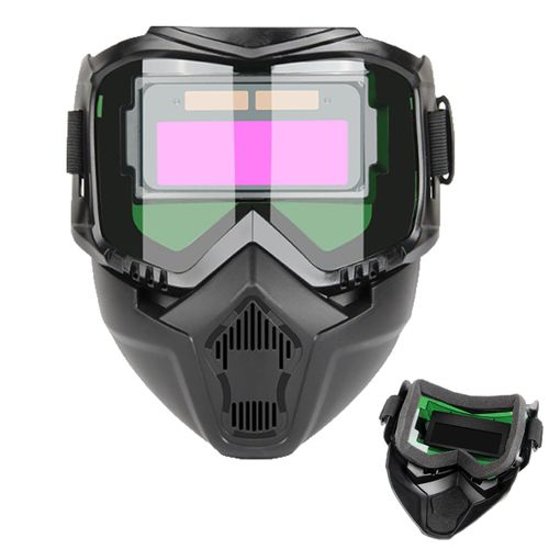 🔥HOT SALE🔥 COD！Automatic Darkening Welding Helme, Detachable Large Viewing Welding Hood, Lightweight and Breathable Face Shield, Professional Welding Mask for ARC Weld Grinding