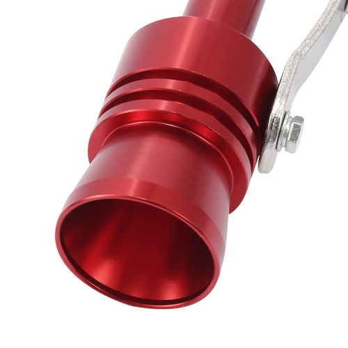🔥HOT SALE🔥 COD  Replace Part5 Colors Modified with Sound Simulator Motorcycle Tailpipe Automobile Pipe Sounder for Turbine Whistle(Red)