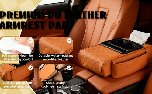 🔥HOT SALE🔥 COD！Universal Car Armrest Box Car Center Console Storage Arm Rest Organizer