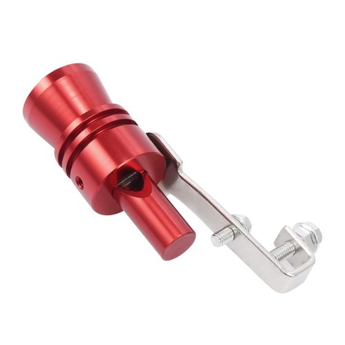 🔥HOT SALE🔥 COD  Replace Part5 Colors Modified with Sound Simulator Motorcycle Tailpipe Automobile Pipe Sounder for Turbine Whistle(Red)