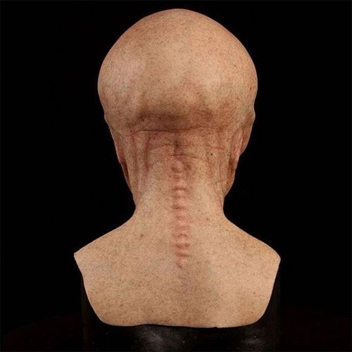 🔥HOT SALE🔥 COD！Alien Latex Mask, Scary Halloween Alien Mask, Party Prop
