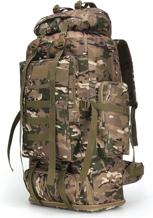 Hiking Backpack for Men 80L Camping Backpack Military Rucksack Molle 4 Days Assault Pack for Climbing