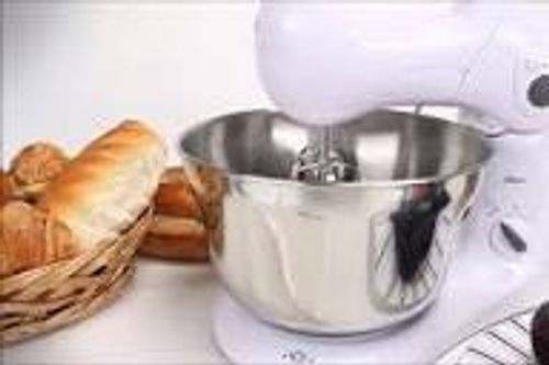 Máquina automática de cozinha elétrica, batedor para amassar massa e bater creme, uso doméstico para pastelaria