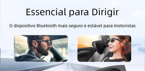 Óculos Inteligentes para Motoristas, Óculos de Sol Anti-Luz Azul com Fone Bluetooth e Áudio IA