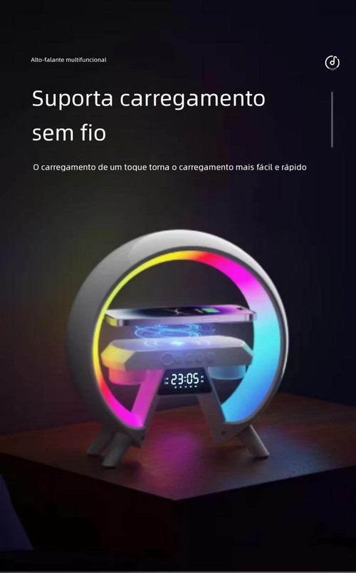 Luz Ambiente com Alto-falante Bluetooth