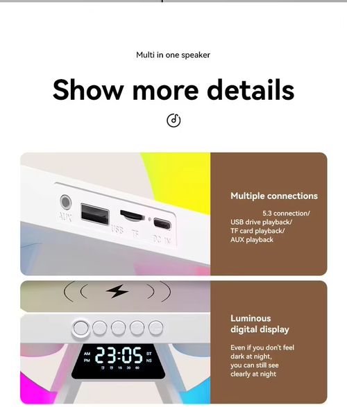 Luz Ambiente com Alto-falante Bluetooth