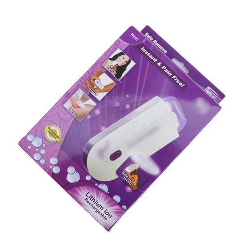 Aparador de pelos com detecção sensorial, depilador a laser indolor com luz azul, depilador feminino