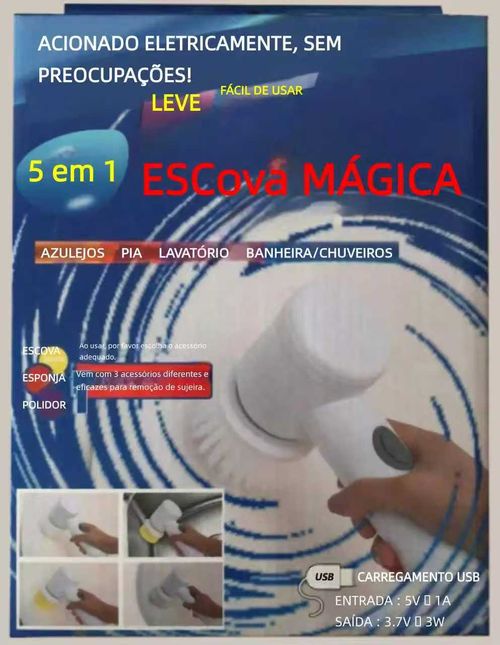 Escova Elétrica de Limpeza