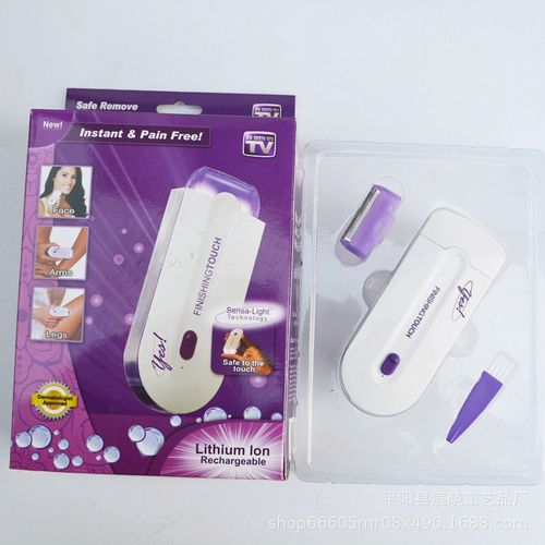 Aparador de pelos com detecção sensorial, depilador a laser indolor com luz azul, depilador feminino
