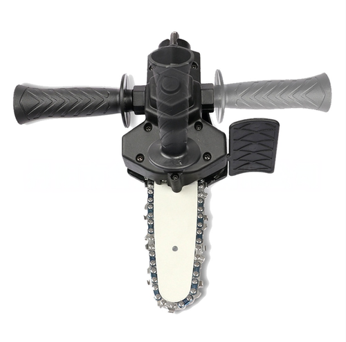 Adaptador conversor de furadeira para motosserra de 4 polegadas, mini motosserra elétrica portátil para uso doméstico, ideal para poda e jardinagem