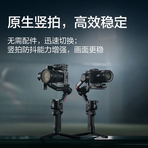 Estabilizador de câmera portátil DJI RS 4 Ronin, gimbal de três eixos com anti-vibração para gravação de imagens