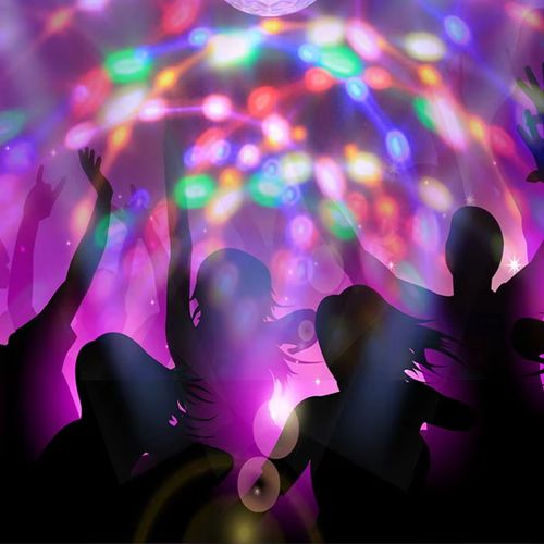 Lâmpada Bola Mágica LED Colorida E27, Luz Rotativa para Palco, KTV e Bar, Efeito Laser e Piscante, Cor Dourada