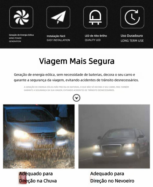 Luz de aviso eólica