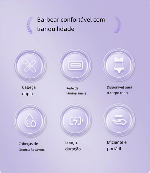Depilador Elétrico e Aparelho de Barbear