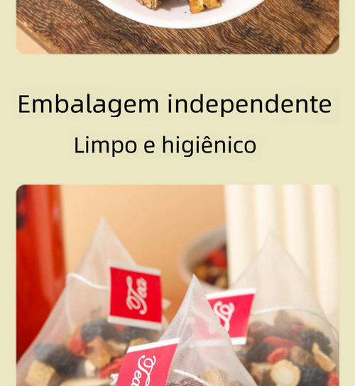 Chá Dez Tesouros com Ginseng