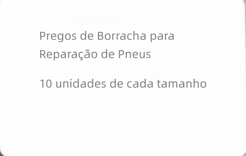 Espigões adesivos tipo cogumelo para reparo rápido de pneus de carro, moto e veículo elétrico, kit conserto de pneus sem câmara