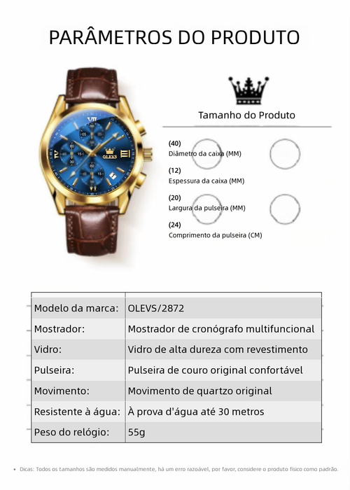 Relógio Marca OLEVS Modelo A1