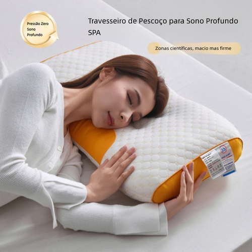 Almofada de Massagem SPA para Pescoço, Auxilia o Sono, Modelo para Hotel e Uso Doméstico, para Adultos