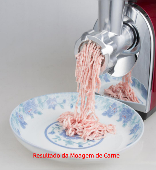 Moedor de carne elétrico multifuncional