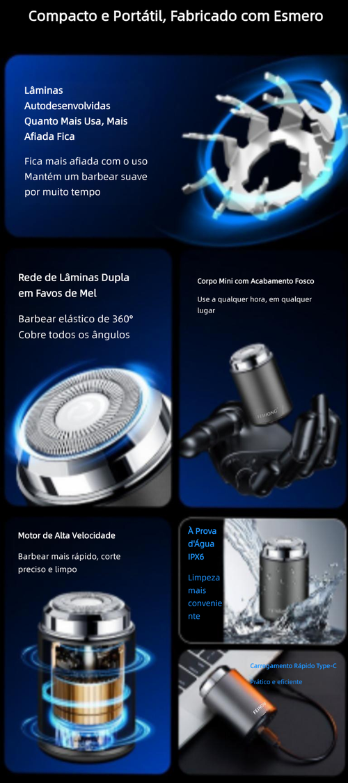 Aparelho de Barbear Elétrico