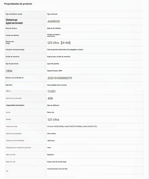 S25 telefone celular samsung