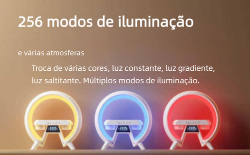 Luz Ambiente com Alto-falante Bluetooth