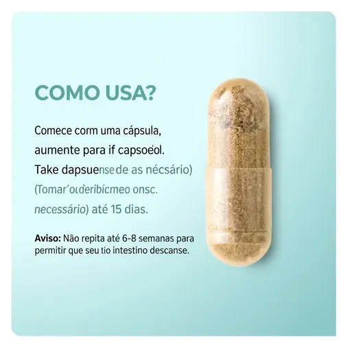 Limpeza de 15 dias - Suporte intestinal e do cólon | Sem cafeína | Fórmula avançada com sene, cáscara sagrada e psyllium | Não transgénico | 30 cápsulas
