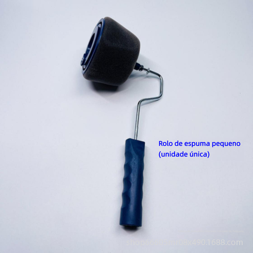 Rolo de pintura de esponja sem costura conjunto multifuncional cinco em um