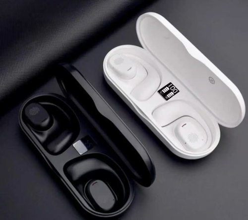 Auriculares Bluetooth Sem Fio Pretos