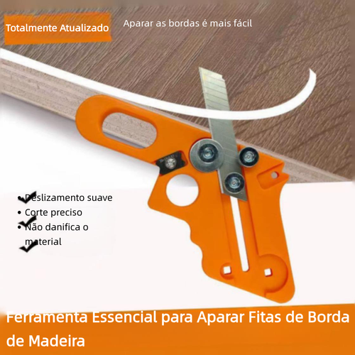 Ferramenta manual carpintaria dupla função chanfro e canto redondo, remove rebarbas e fitas de borda, lâmina arredondadora