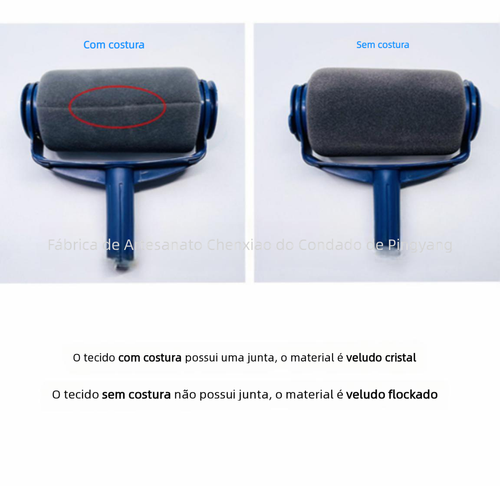 Rolo de pintura de esponja sem costura conjunto multifuncional cinco em um