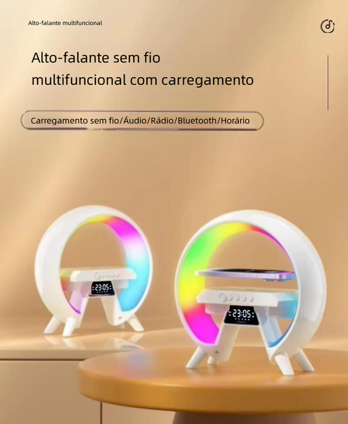 Luz Ambiente com Alto-falante Bluetooth