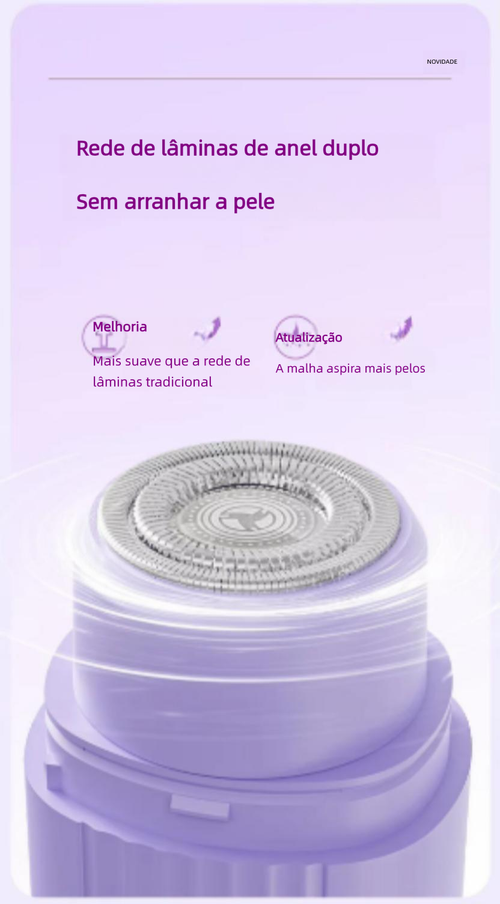 Depilador Elétrico e Aparelho de Barbear