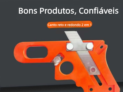 Ferramenta manual carpintaria dupla função chanfro e canto redondo, remove rebarbas e fitas de borda, lâmina arredondadora