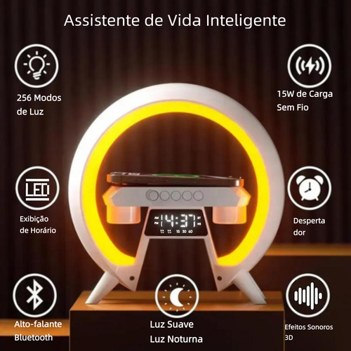 Luz Ambiente com Alto-falante Bluetooth