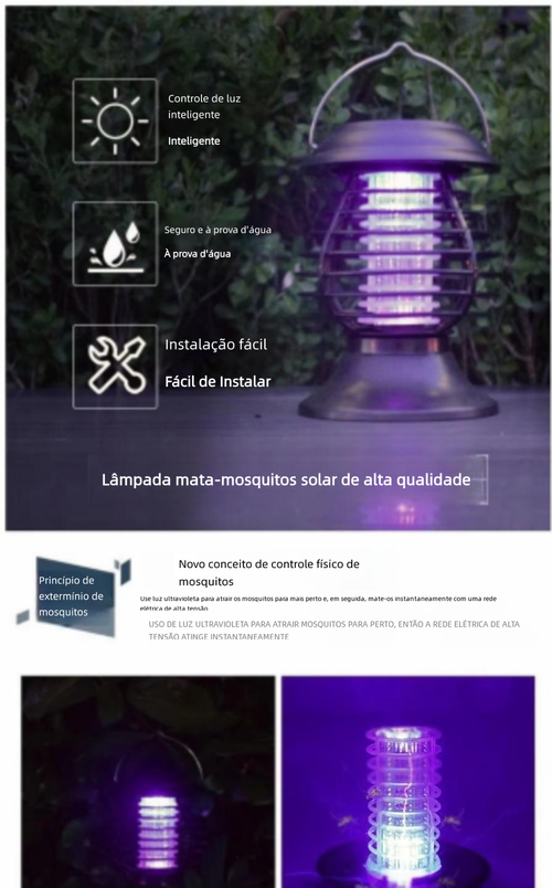 Luz repelente de mosquitos