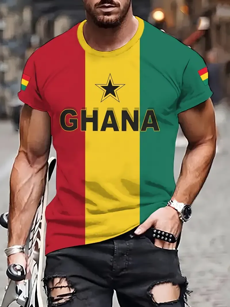 Ghana Print Short Sleeves