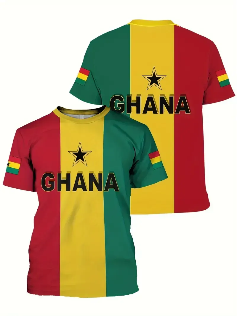 Ghana Print Short Sleeves