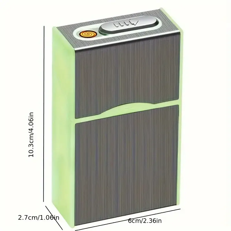 Luminous electronic cigarette box