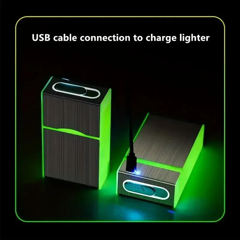 Luminous electronic cigarette box
