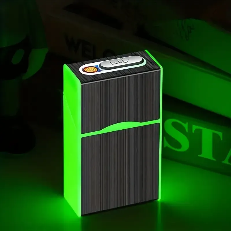 Luminous electronic cigarette box