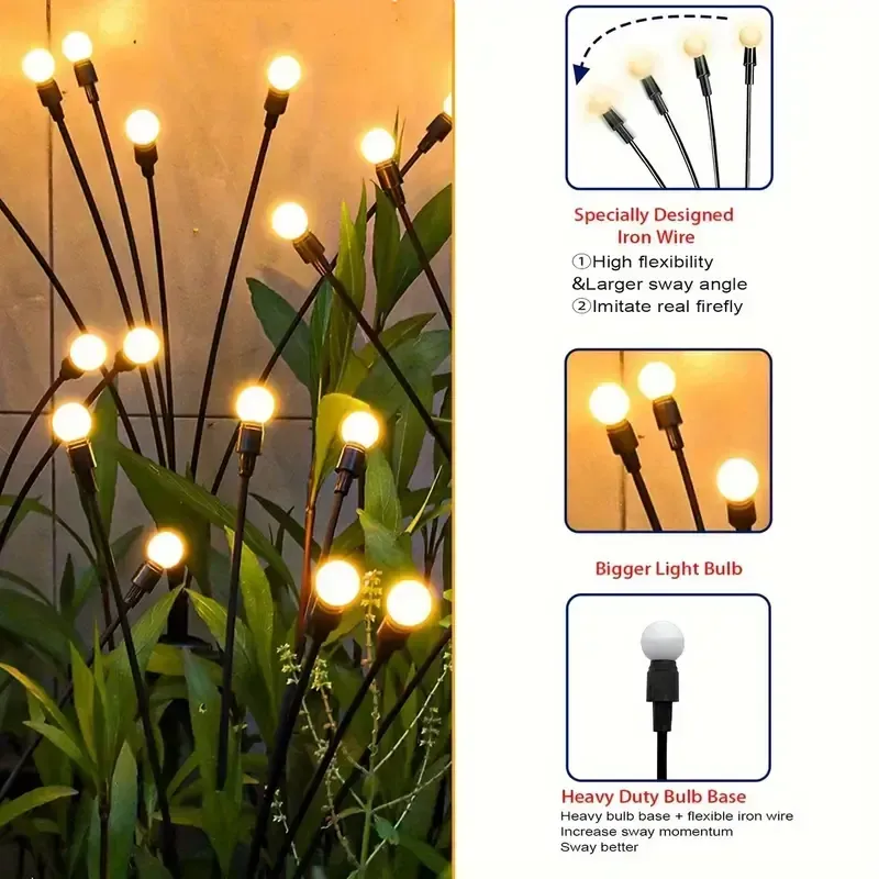 19 firefly solar light